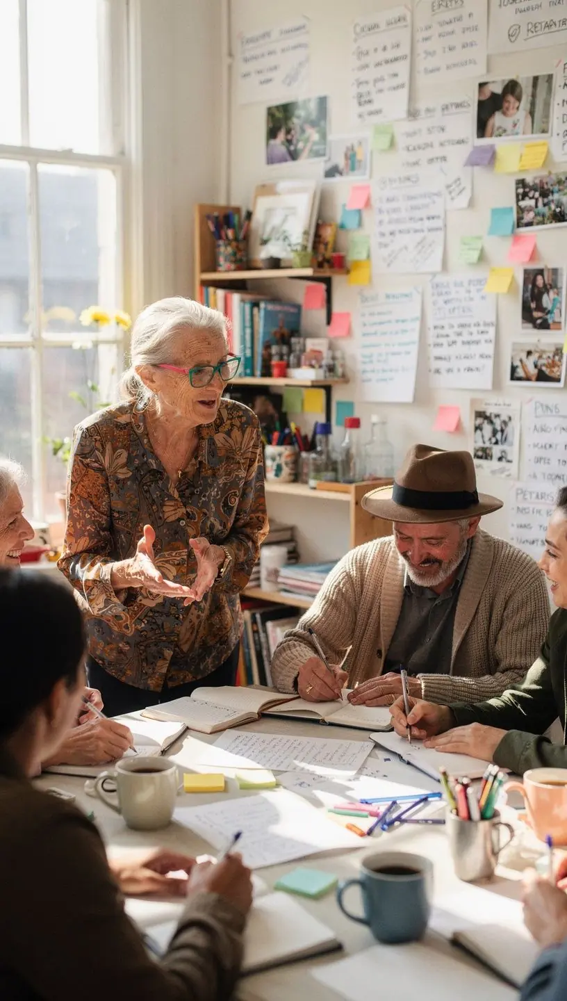 Laimīgi bērni, kas mācās interaktīvās nodarbībās, attīstot savas prasmes.