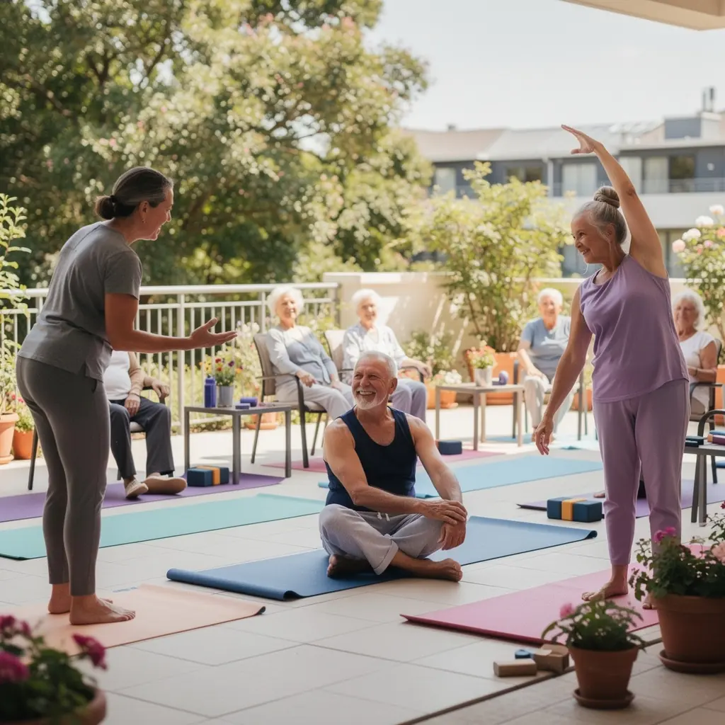 Senioru kopienas pasākums, kurā tiek veidotas jaunas draudzības un saites.